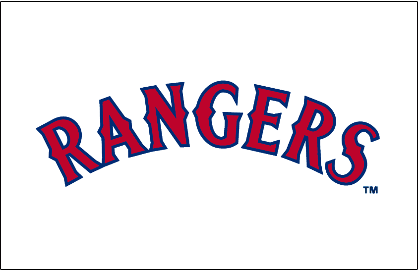 Texas Rangers 1994-2000 Jersey Logo iron on transfers for T-shirts